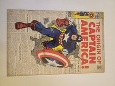 Captain America #109 (1969) Classic Origin Retold Jack Kirby Marvel Raw FR/GD  picture