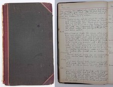 1924-1927 antique DIARY HOUSEWIFE TRAVEL KENTUCKY MICHIGAN FAMILY 164pp picture