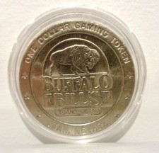 Vintage Buffalo Bill's Resort & Casino $1 Gaming Chip & Token Primm, Nevada picture