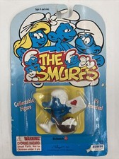 Postman Smurf New-Old Stock On Original Card 1995 Peyo Schleich  picture