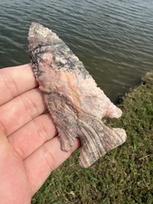 Rare Native American Colorful Ohio Thebes Point Arrowhead  picture