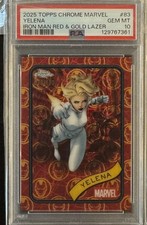 2025 Topps Chrome Marvel #83 Yelena 38/100 Red/Gold Iron Man Parallel PSA 10 picture