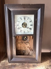 Antique Seth Thomas Ogee Clock Weight Driven B For parts picture