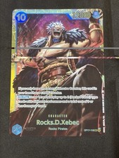 Rocks.D.Xebec OP17-118 SEC The World's Strongest Warriors One Piece TCG English picture