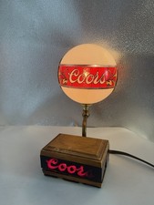 VTG. 50-60s Coors Beer Digital Globe Lamp Adolf Coors Co. Golden Colorado USA picture