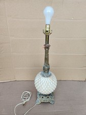 VTG 1972 EF & EF Industries Hollywood Regency Lamp Glass picture