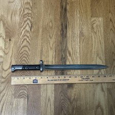 Rare WW2 Czech VZ-23 VZ24 Long Mauser Bayonet CSZ Marked  Export Variant picture