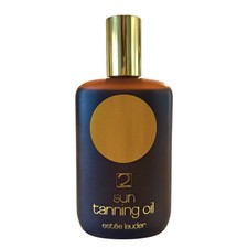 Vintage Estee Lauder Sun Tanning Oil SPF 2 #1972 5 fl oz Beauty Collectible Prop picture