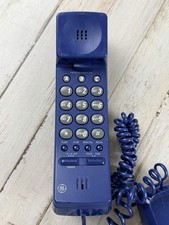 Vintage GE Desk Phone Blue General Electric MODEL 2-9222BLC - Tested, Works picture