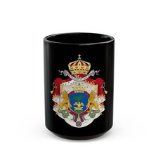 Imperial Coat of Arms of Haiti (1849-1859) - Black Coffee Mug picture