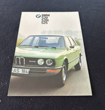 1974 1975 BMW 5 Series Foldout Brochure 520 520i  525 English E12 Sales Catalog picture
