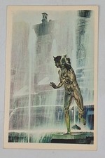 c1950's Petrodvorets Great Cascade Waterfall Steps St Petersburg Russia Postcard picture