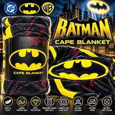 Batman Cape Blanket DC Comics Warner Bros Golden Link  AMC New Sealed 2026 picture