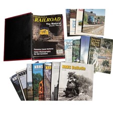 Vintage Railfan & Railroad Magazine Lot National Bulletin NRHS Red Binder '00s picture