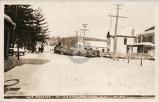 Logging in Adirondacks CRANBERRY LAKE NY New York RPPC Photo Postcard COPY picture