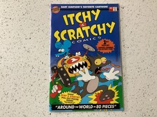 1993  ITCHY AND SCRATCHY COMICS #1 - BONGO unread copy with poster NEW OLD STK picture