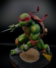 Raphael Teenage Mutant Ninja Turtles Resin Statue Hand Painted 9.25 Inches Tall picture