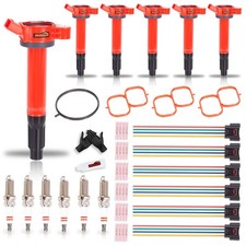 Ignition Coil Pack, Spark Plug, Connector, Gasket Set for 2006-2018 Lexus/Toyota picture