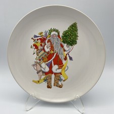 Vintage Hudson’s Santa Claus Ceramic Plate 1985 picture