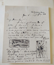 ALS , 2 Pg & 4 Drawing Artist Arthur Hacker RA 1913 English classical painter picture