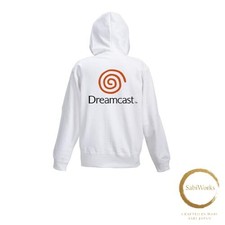 New [Official] COSPA Dreamcast Dreamcast Zip Hoodie WHITE XL Size picture