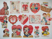 15 pcs USA Vintage Valentine's Day Cards #dcd273 picture