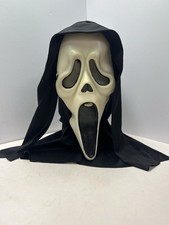 VTG Fun World DIV Ghost Face Scream Mask Poly Shroud Glow Ghostface Oddball picture