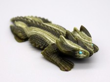 Staley Natewa (d) Serpentine Zuni Horned Toad Lizard Fetish picture