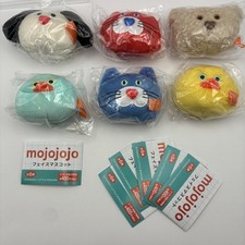 mojojojo Face Mascot Complete Set 6 Plush Keychain Gashapon Japan New picture