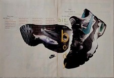 Vintage 1994 Nike Air Max Kevin Young 2 Page Print Ad Body Bit Tech Retro 90s OG picture
