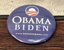 2008 President Barack Obama / VP Joe Biden Campaign Button/Pin picture