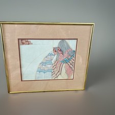 Amado Maurilio Pena Jr. Signed Matted & Framed Print Litho Familia Y Pueblo picture