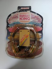 Vintage Radio Shack Burger King Radio With Headphones In Original Packaging picture