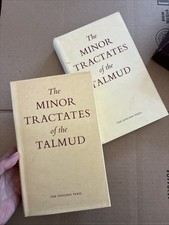 Minor Tractates Of The Talmud, Soncino, English, 2 Volume Set picture