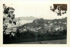 1920s Sausalito California Marlin Birdseye View RPPC Postcard 26-4037 picture