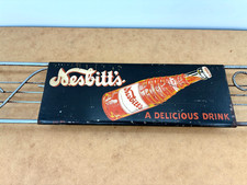 Vintage Nesbitt's Orange Soda 1957 Advertising Door Push Bar Stout Sign St Louis picture