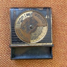 Vintage Cipra New York Copper Matchbook Holder & Dial Restaurant Advertisement picture