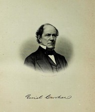 1888 Engraving Uriel Crocker Essex County Marblehead Ma. History Genealogy picture