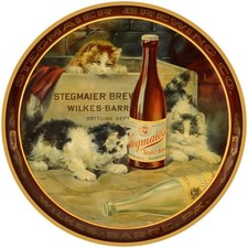 Stegmaier Beer Wilkes Barre PA Cat Theme NEW METAL SIGN: 12