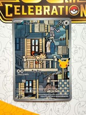 Meowth 144/128 Illustration Rare 30th Celebration TCG Pokemon Card picture