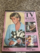 1998 TV Week Listing - The Denver Post Princess Diana picture