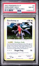 PSA 8 GARCHOMP 9/123 | DP Mysterious Treasures Holo Pokemon Card picture