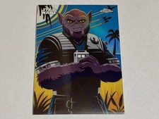 2026 Topps Chrome Star Wars Art Kyber Light Zeb Orrelios Rare picture