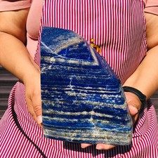 11.02LB Natural high-grade lapis Hand Polished Crystal Mineral Specimen Healing picture