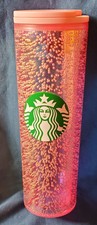 Starbucks Iridescent Pink Champagne Bubble Tumbler Cup 16 oz Holiday 2020 NWT picture