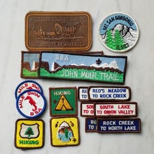 BSA Historic Trails Award and Other Hiking Patches 1968 - 1972 picture