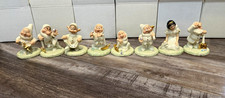 Disney Lenox Classics Snow White & Seven Dwarfs Complete Set 8 w/  COA &Boxed picture