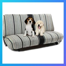 Bench Seat Cover Universal Fit Truck & Car Black Interior Protection Accessory picture