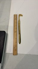 Vintage Solid Brass Egyptian Style Letter Opener picture
