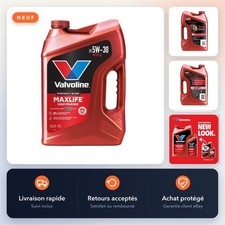 Valvoline MaxLife High Mileage Motor Oil Synthetic Blend 5W-30 5 Quart picture